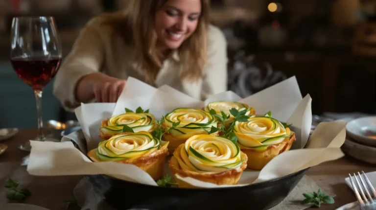 Originales, belles et succulentes : j’ai servi ces courgettes en bouquet et mes invités y ont cru